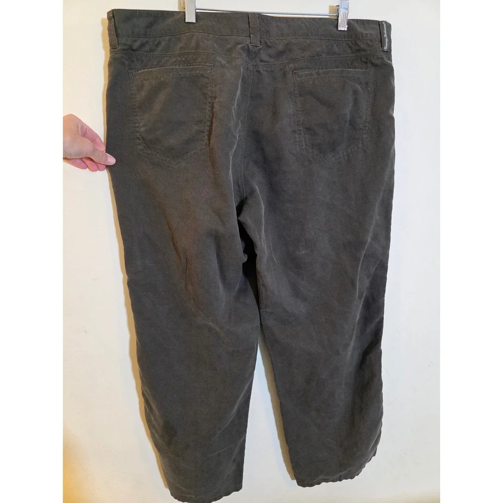 Tommy Bahama Boracay Pants Mens 42 Brown Tencel Cotton Blend Straight Leg Chino‎